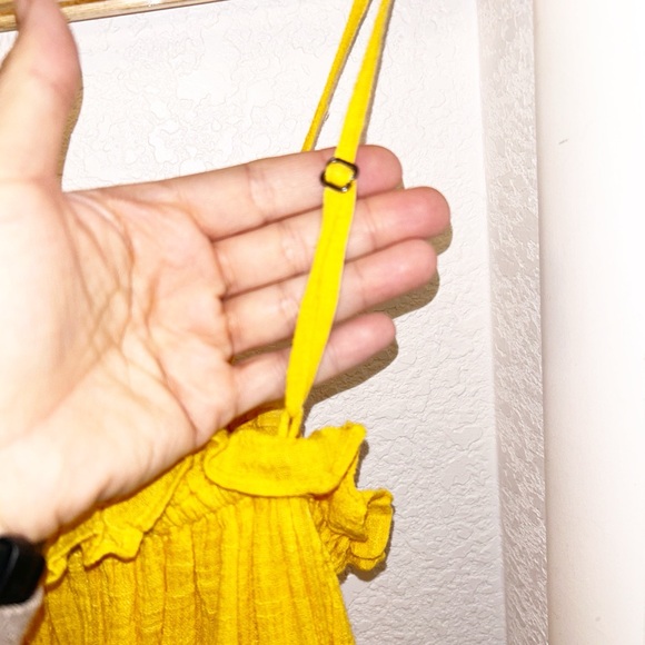 APIECE APART Pina Maxi Trapeze Organic Cotton Tent Dress in MIMOSA SZ: X-Small - Picture 11 of 13